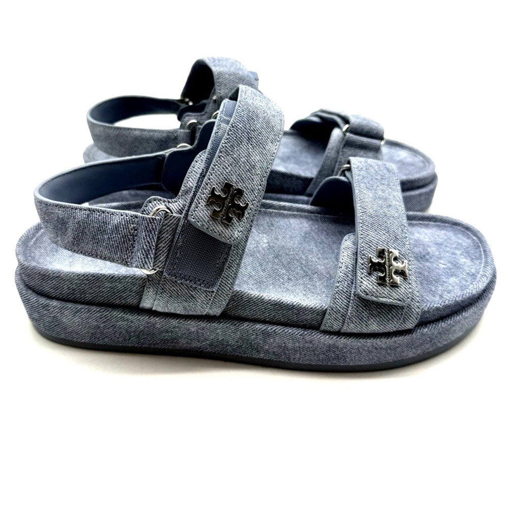 Tory Burch Kira Metallic Dual-Band Sport Sandals